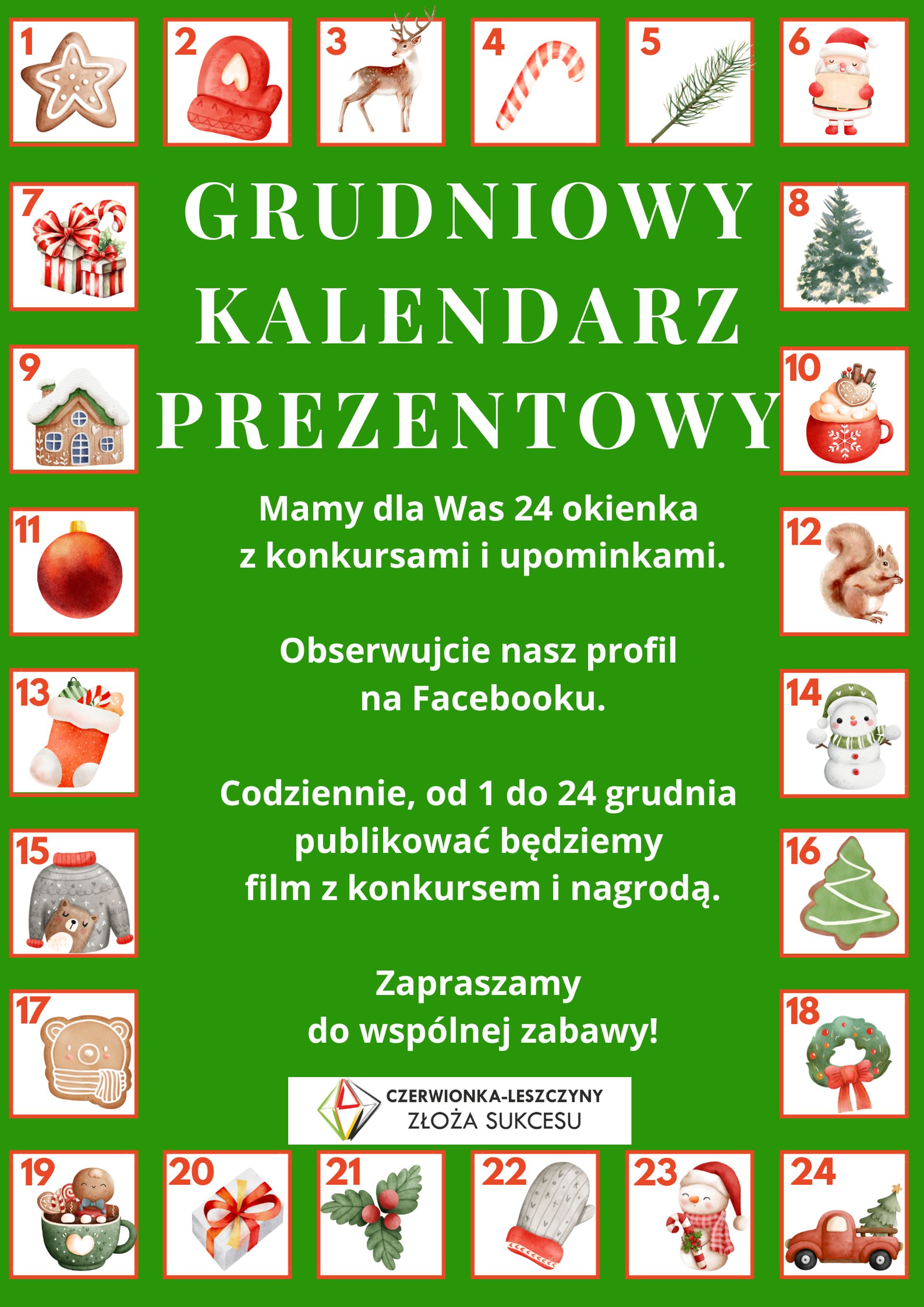 Grudniowy Kalendarz Prezentowy